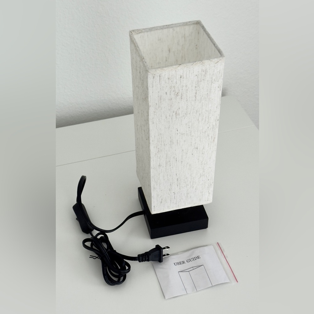 Modern White Table Lamp - Picture 4 of 5